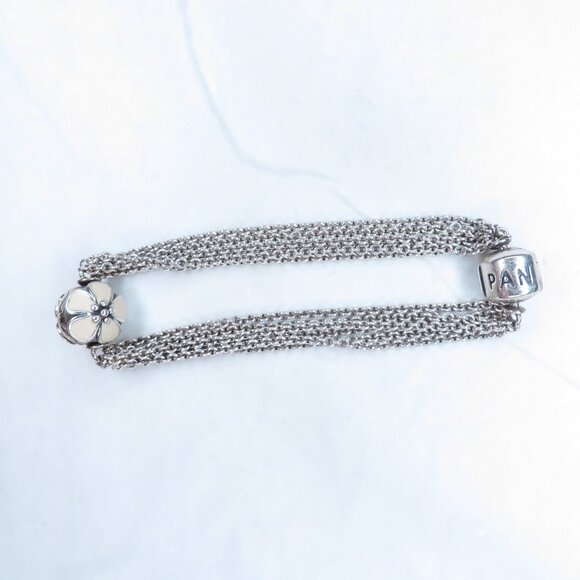 Sterling Silver Multi-Chain Pandora Charm Bracelet - Picture 6 of 11